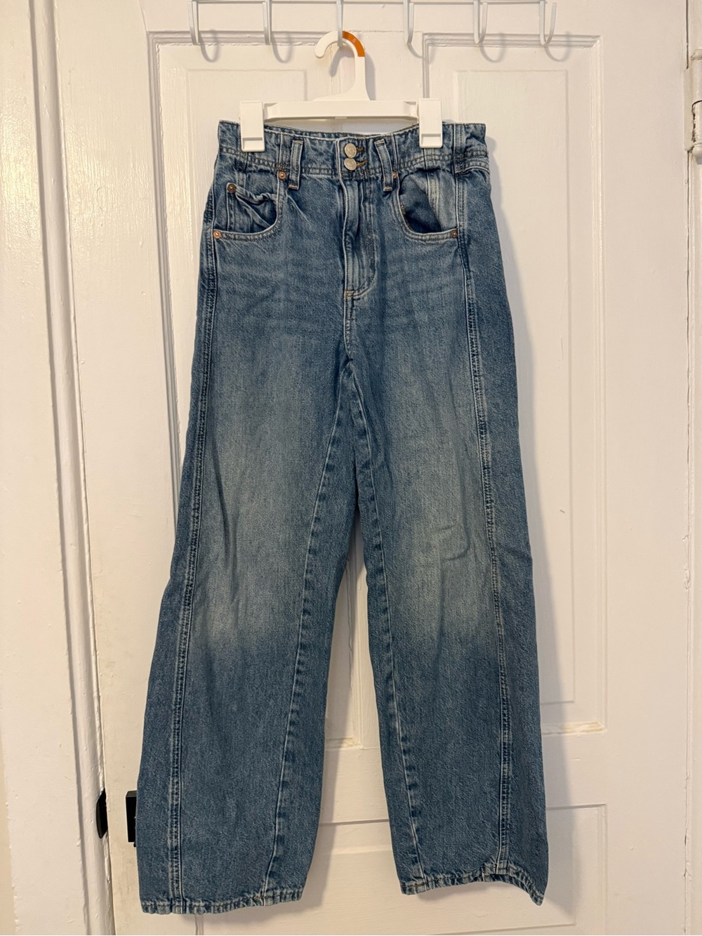 Free People Aster High Ride Straight Jean
